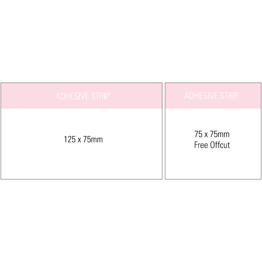 Colour Sticky Notes (125 X 75mm + Offcuts)