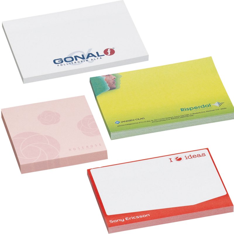 Colour Sticky Notes (125 X 75mm + Offcuts)