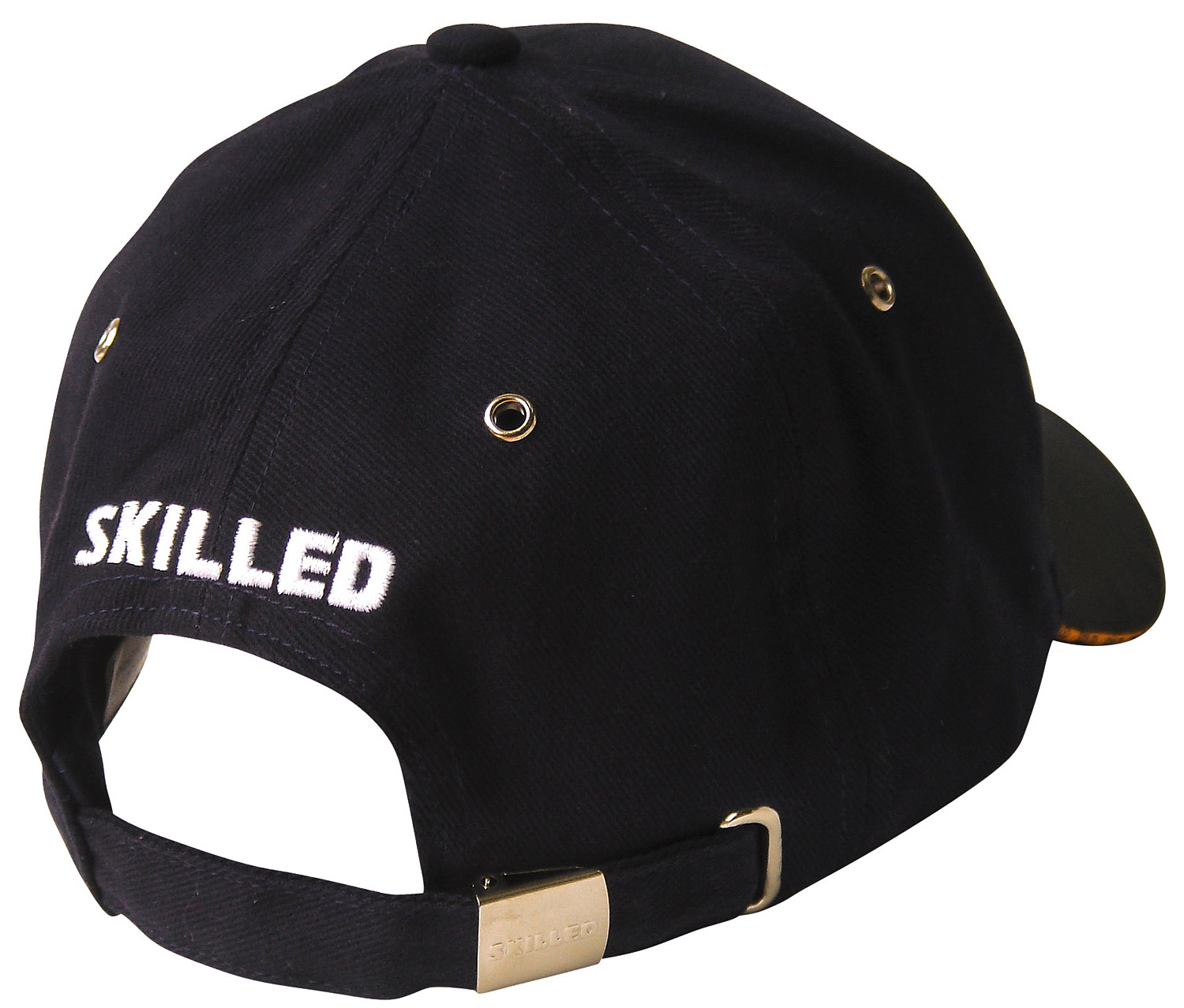 Custom-Made Brushed Cotton Cap With Synthetic Suede Peak (8000 Stitch Count)