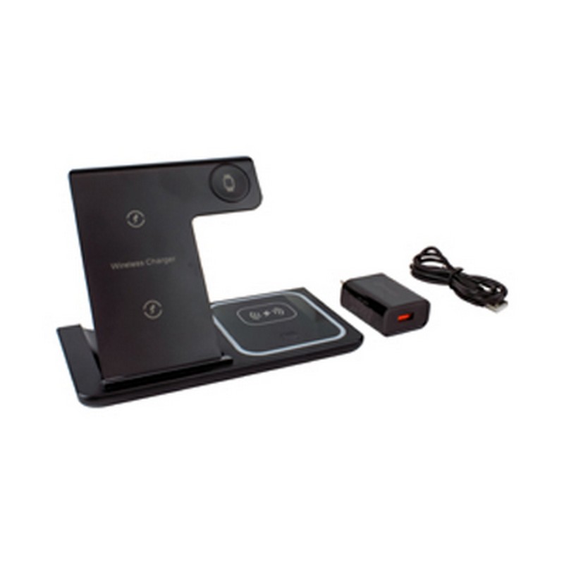 Camden 3n1 Fast Wireless Charger & QC3.0 Adapter