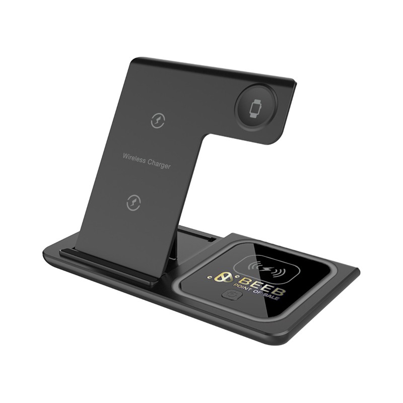 Camden 3n1 Fast Wireless Charger & QC3.0 Adapter
