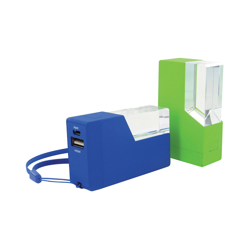 Light Up Crystal Power Bank