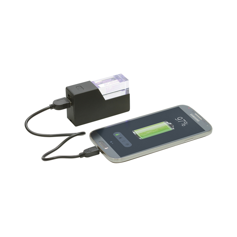 Light Up Crystal Power Bank