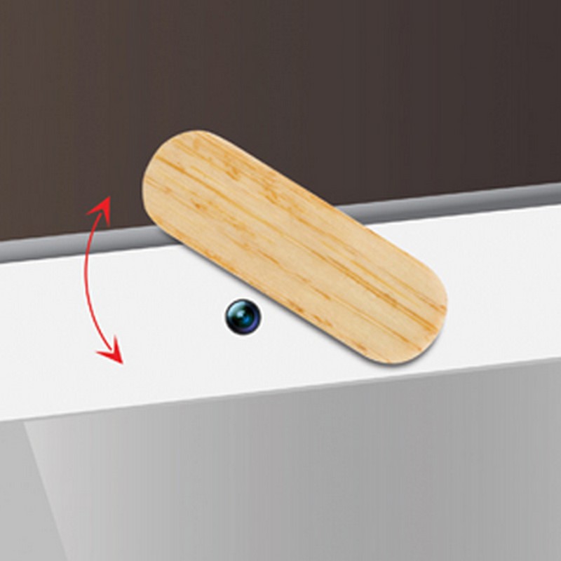 WebCam Cover Swivel Wood