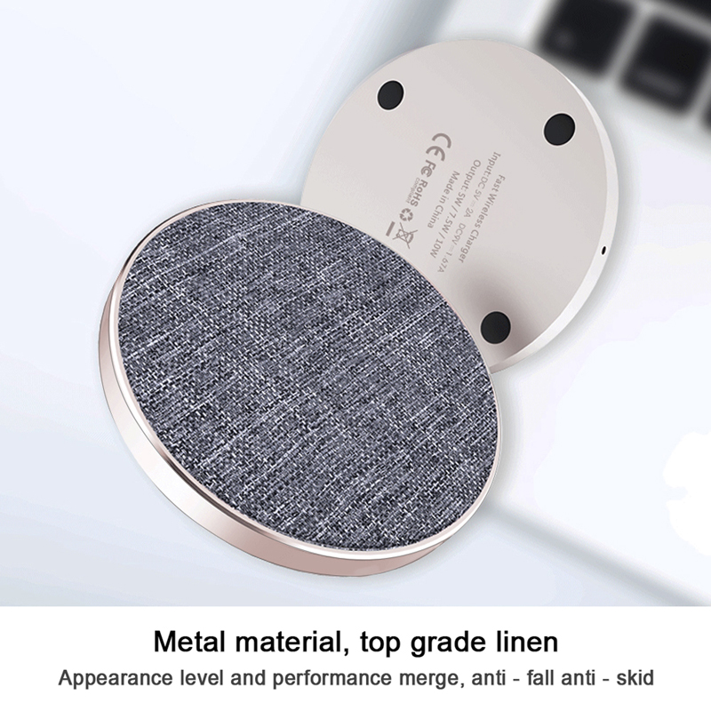 Tweed Fast Wireless Charger - Round