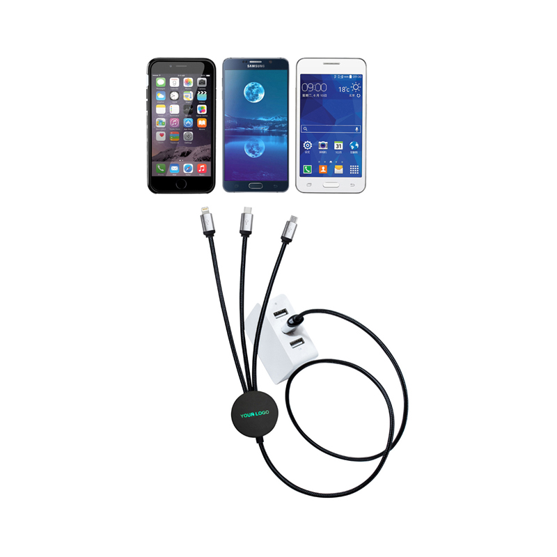 Trent 3n1 Light Up Charge Cable