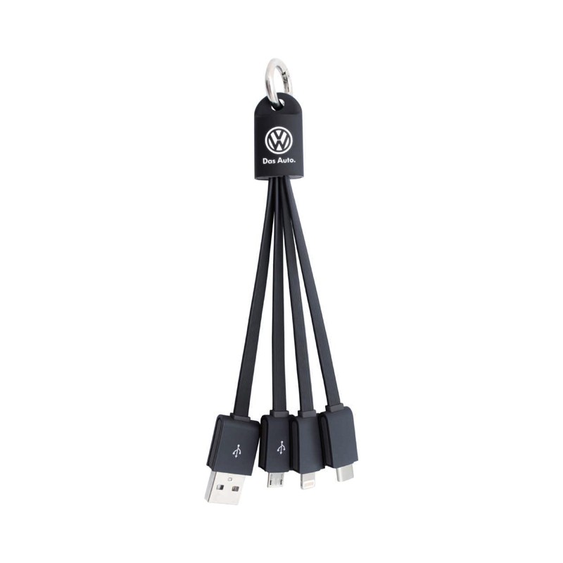 Parma 3n1 Light Up Flat Charge Cable