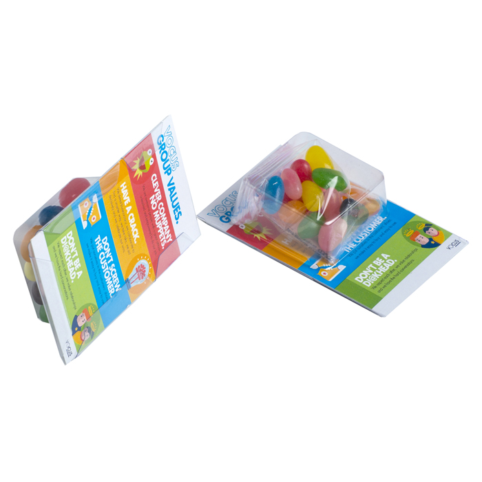 Small Biz Card Treats with JELLY BELLY Jelly Beans 14g 