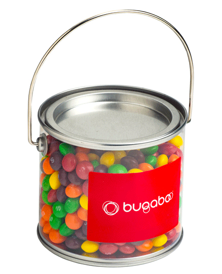 Medium PVC Bucket filled with Skittles (Sticker on Bucket)