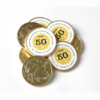 CC011A2 - Chocolate coins (Full Color Sticker)