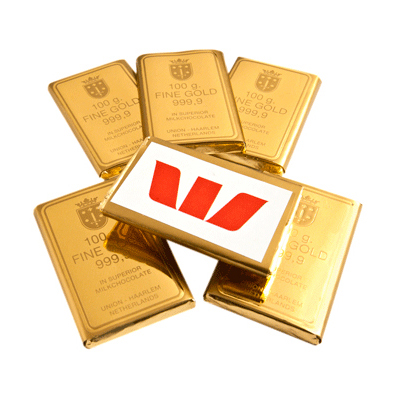 CC012C2 - Chocolate gold bullion bulk (Full Colour Sticker)