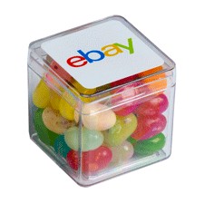 JELLY BELLY Jelly Beans in Hard Cube 60g (Full Colour Sticker)