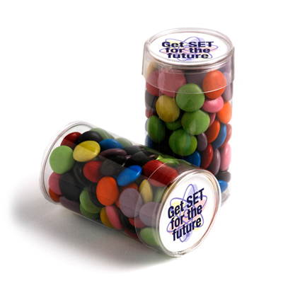 Mixed Coloured Choc Beans (100g) (Full Colour Sticker)