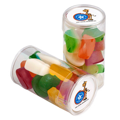 Pet Tube with Mixed Lollies 95g (Full Colour Sticker)