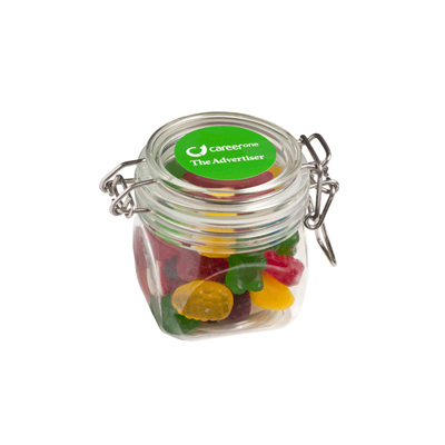 Small Canister with Mixed Lollies (Full Colour Sticker)