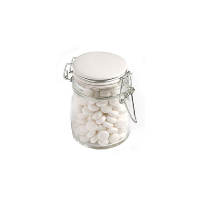 Mints In Glass Clip Lock Jar 160G  (Full Colour Sticker)