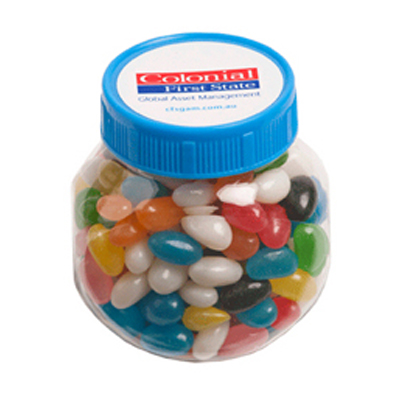 Plastic Jar with Jelly Beans 170g (Full Colour Sticker)