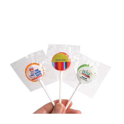 CC034F2 - Small Branded Lollipop (Full Colour Sticker)