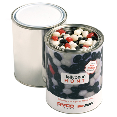 Paint Tin with Jelly Beans 1KG (Full Colour Wrapper)