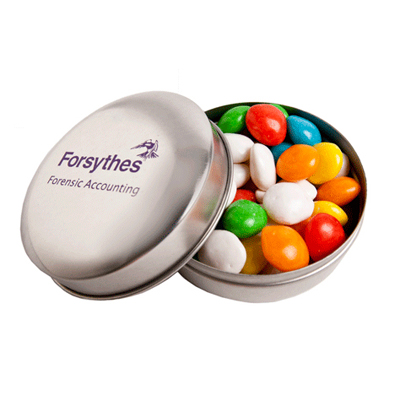 Candle Tin with Chewy Fruits 50g (Full Colour Sticker)
