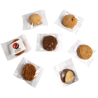 CC051A - MIXED Biscuits in Cello Bag (Full Colour Sticker)