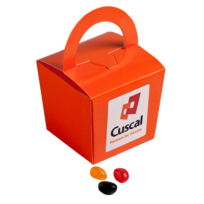 Coloured Noodle Box with Jelly Beans 100g (Full Colour Sticker)