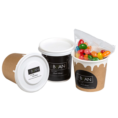 Coffee Cup With Jelly Beans (moon / lid) (Full Colour Sticker)