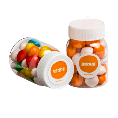 Baby Jar with Chewy Fruit (Full Colour Sticker)