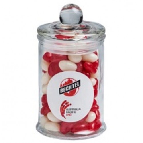 Small Apothecary Jar with Jelly Beans  (Full Colour Sticker)