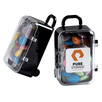 Carry-On Case with Choc Beans  (Full Colour Sticker)