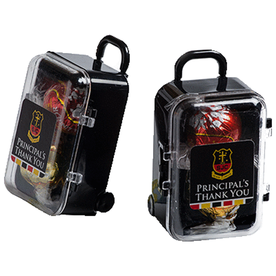 Carry-On Case with Lindt Balls  (Full Colour Sticker)
