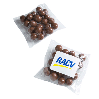 CC072B - Chocolate Coated Coffee Beans 50g bag (Sticker On Bag)