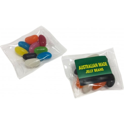 Jelly Beans Aussie 25g bag (Full Colour Sticker)