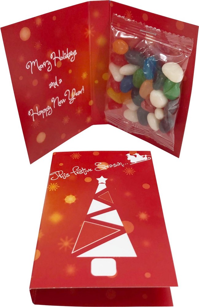 Gift Card with 25g Jelly Bean bag 