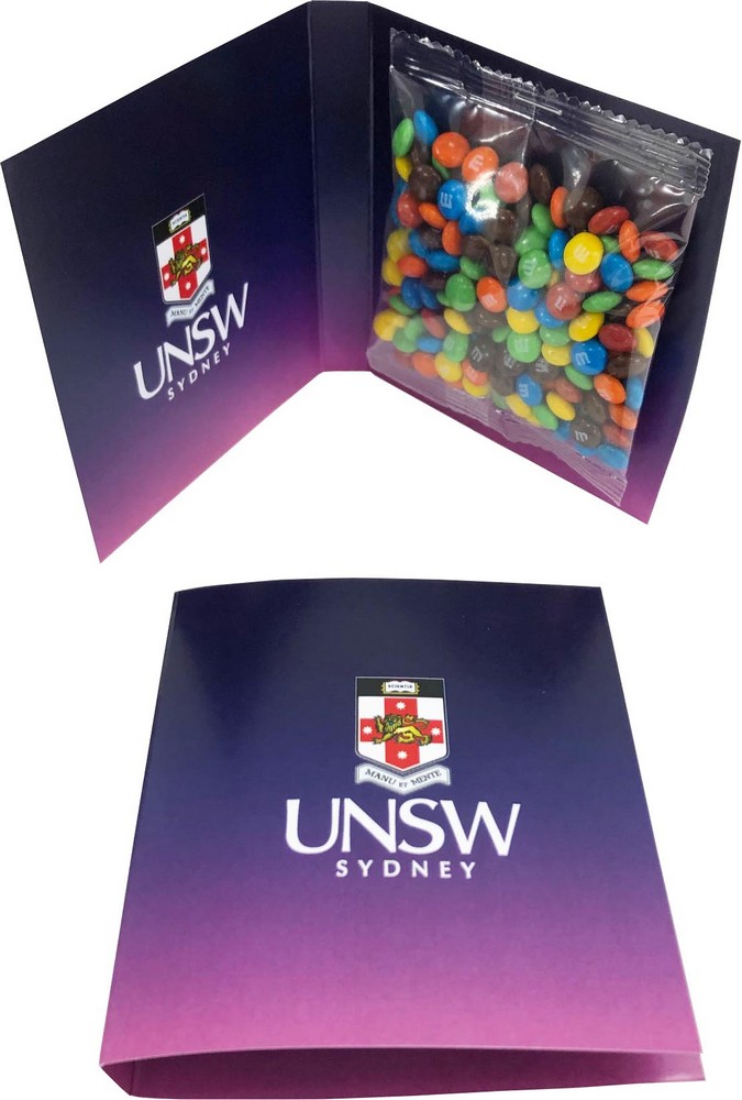 Gift Card with 50g M&M bag 