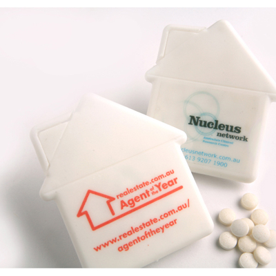 Sugar Free Mints - House shaped Mint Card   (Full Colour Sticker)