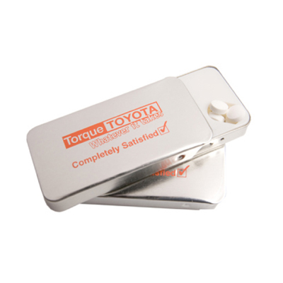 Sugar Free Mints - Slider Tin  (One Colour Pad Print)