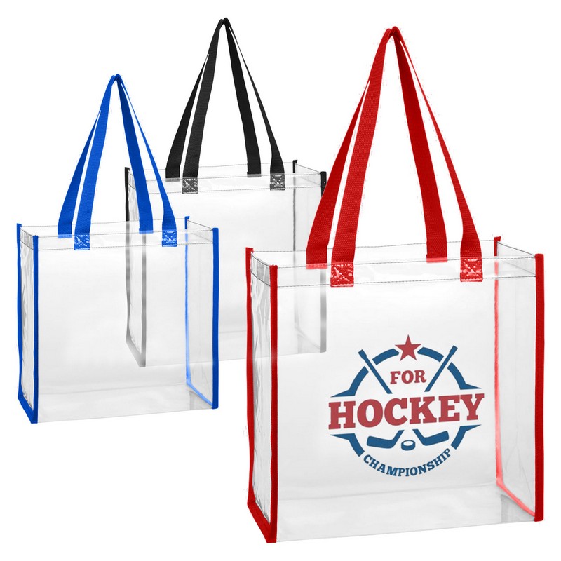 CTB001 - Clear Tote Bag (Factory-Direct)