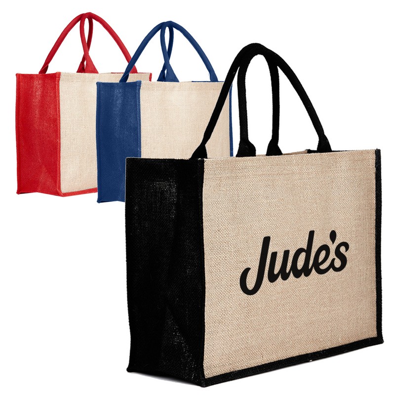 JTB002 - Jute Bag Coloured (Factory-Direct)