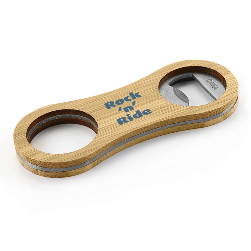 KRB021 - Intox Bamboo Bottle Opener Key Ring (Factory-Direct)