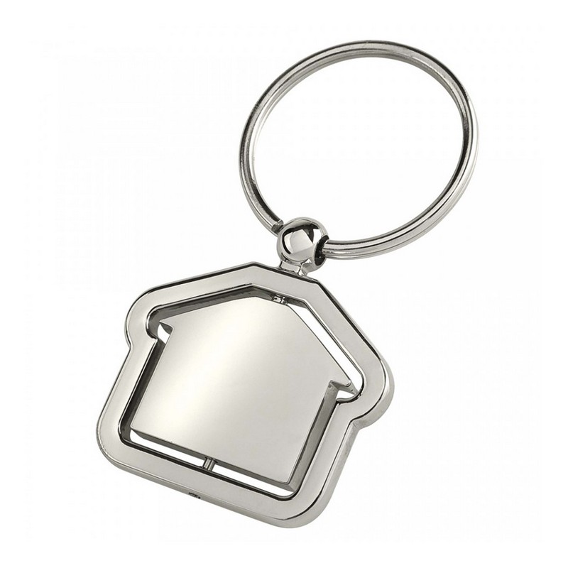 KRO009 - Spin House Key Ring (Factory-Direct)