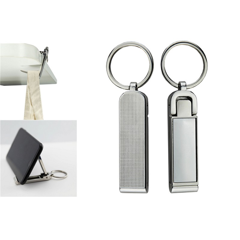 KRO013 - Mobile Stand and Hanger Key Ring (Factory-Direct)