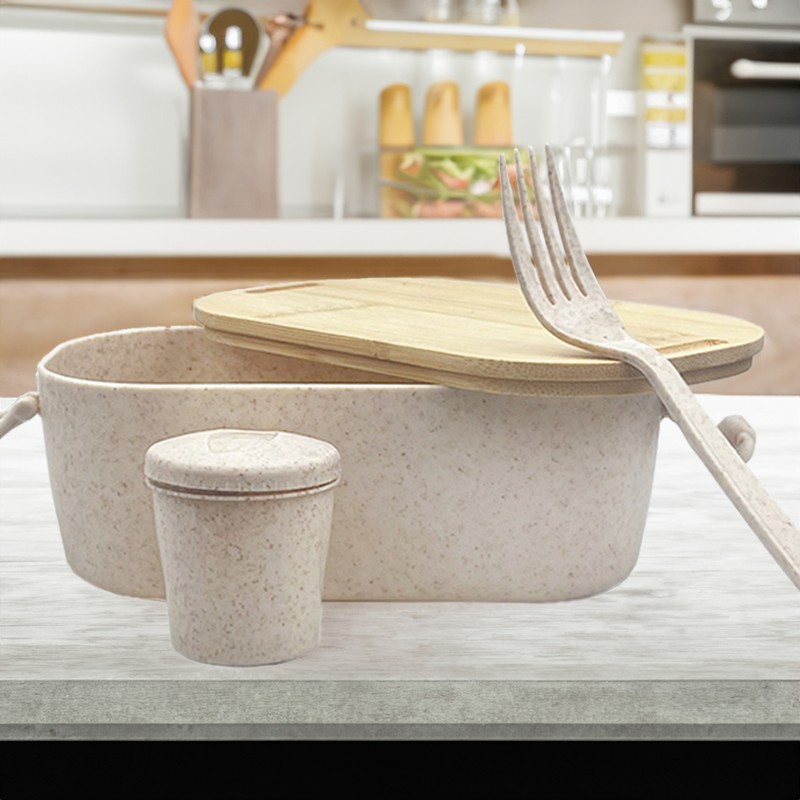 LB006 - Handy Man Bamboo Lunch Box (Factory-Direct)