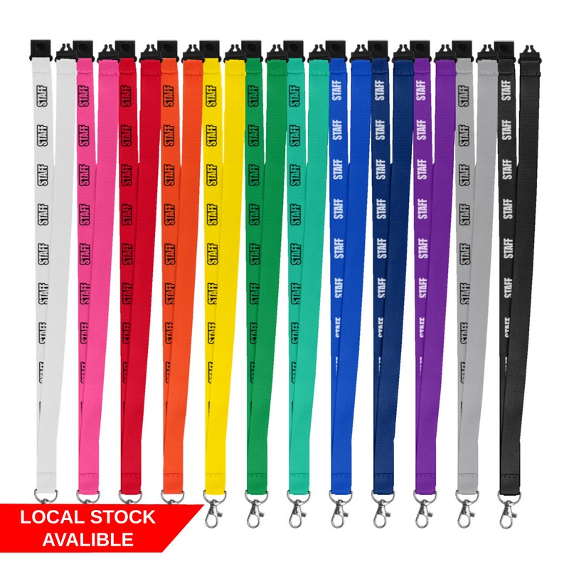 LN003 - Polyester Lanyards – 20mm (Local Stock) (Factory-Direct)