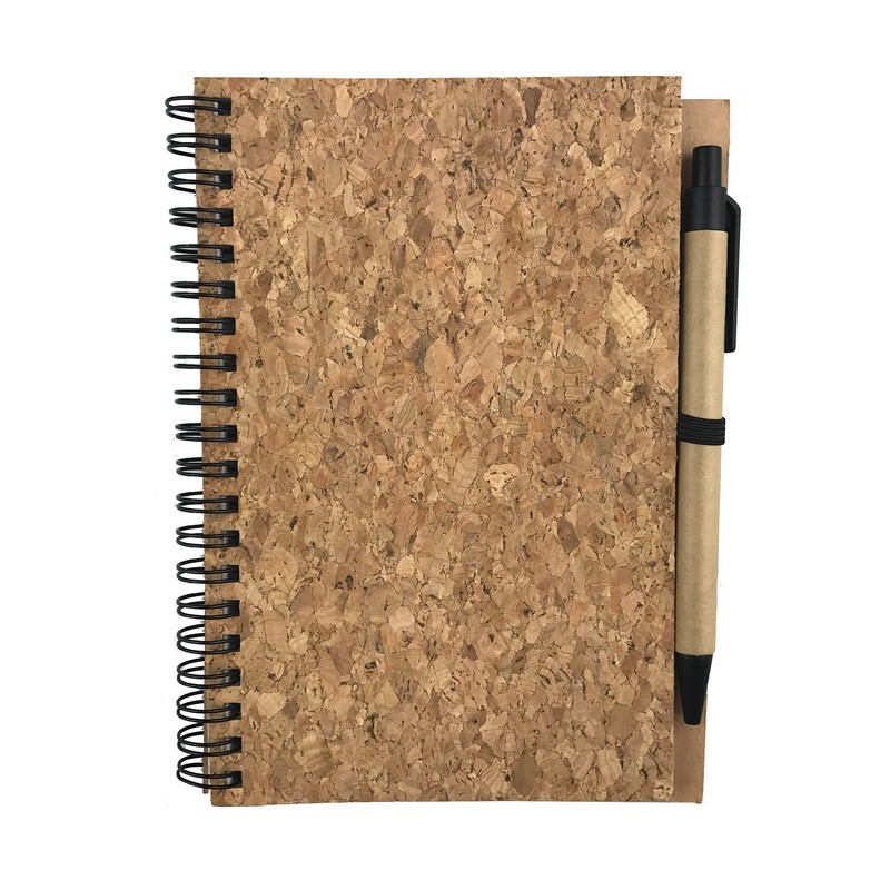 NB013 - Fatino B6 Cork Notebook (Factory-Direct)
