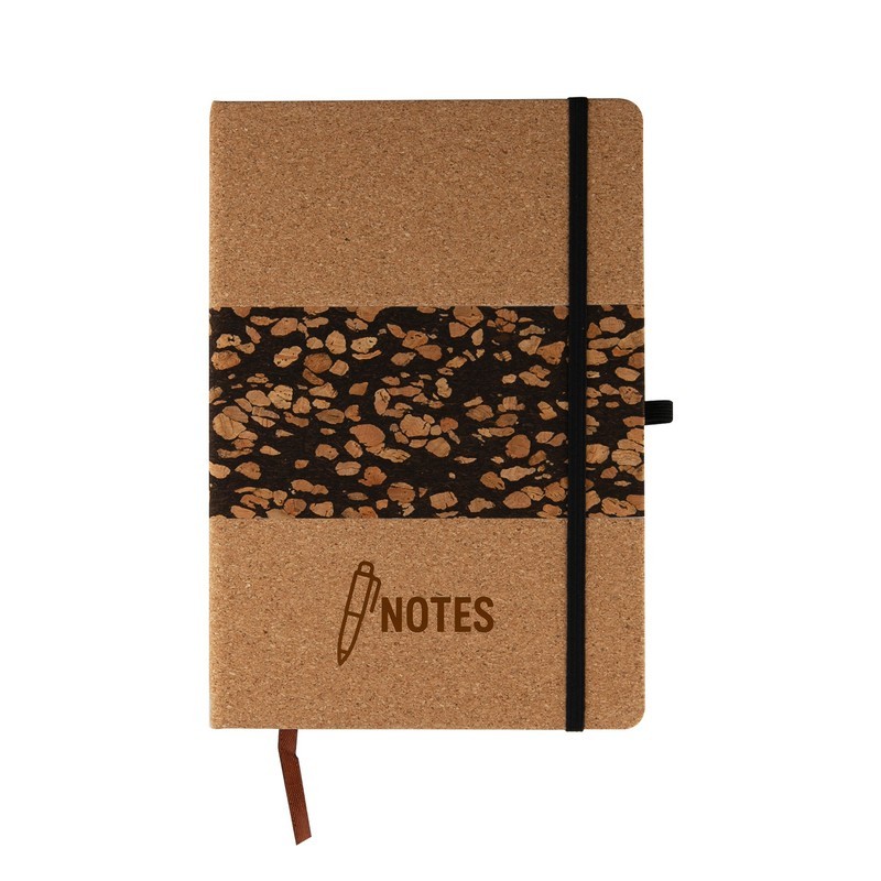 NB033 - Cork and Coffee Grounds Notebook (Factory-Direct)