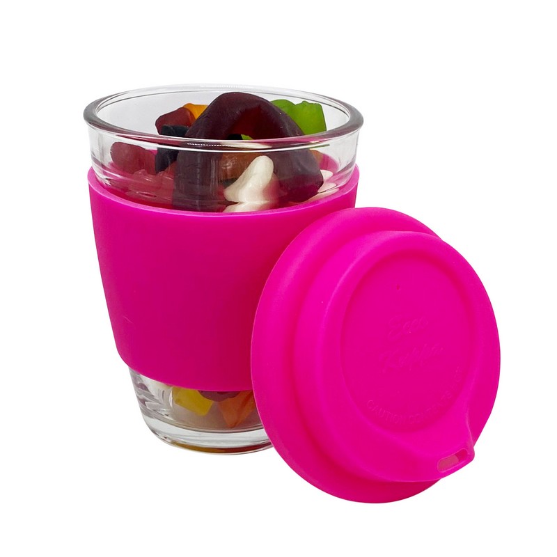 PM004 - Jelly Party Mix in Carlo Glass Coffee Cup