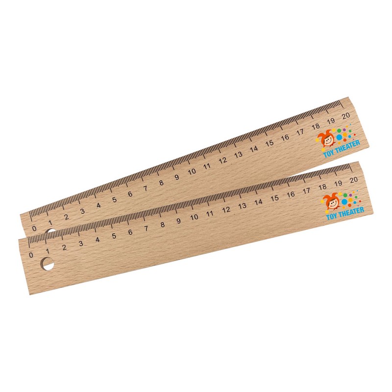 PR004 - Wood Ruler 20cm (Factory-Direct)