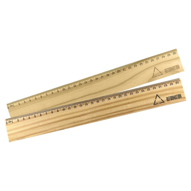 PR005 - Wood Ruler 30cm (Factory-Direct)