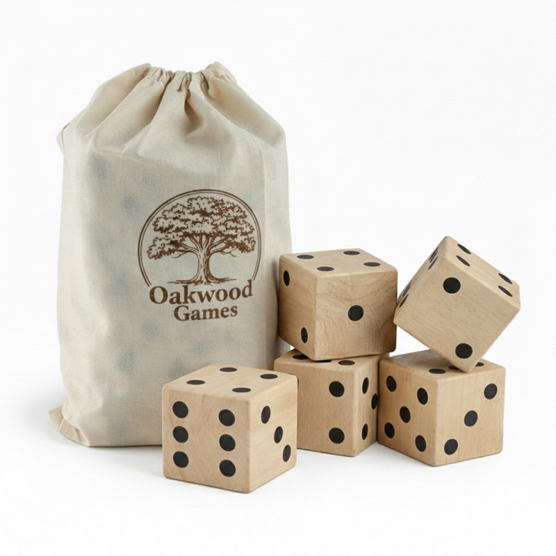 PT012 - Wooden Yard Dice set (Factory-Direct)